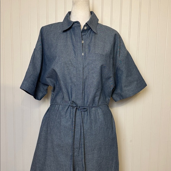 Banana Republic Tie-Waist wide leg Jumpsuit | nwot - Picture 2 of 14